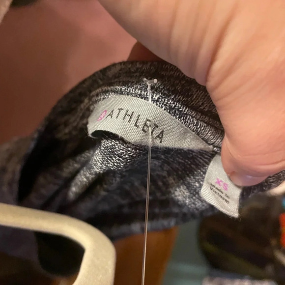 ATHLETA GRAY SPACE DYE POSE LONG SLEEVE TOP - Picture 5 of 7